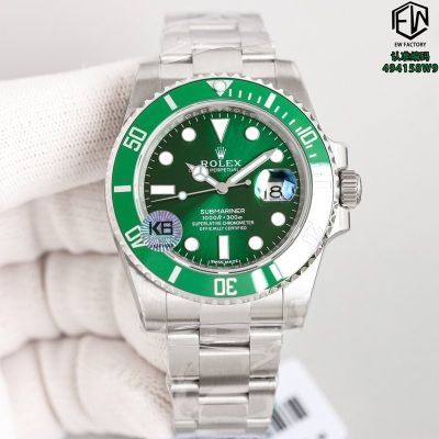 EW Factory Green ROLEX Submariner  Green Watch